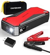 DBPOWER Peak 3000A 18000mAh Portable Car Jump Starter (up to 8.0L Gas, 6.0L Diesel Engine) Batter...