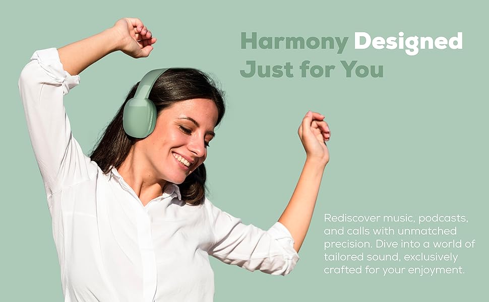 Portable Over Ear Bluetooth Headphones, On Ear Headphones, Wireless, Built-in Microphone, Ergonomic