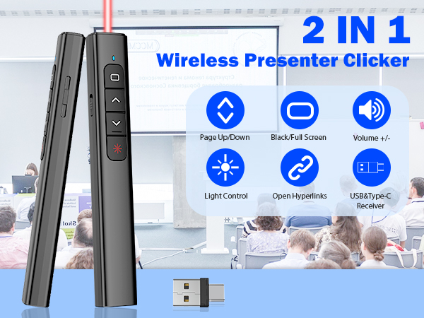 presenter clicker wireless