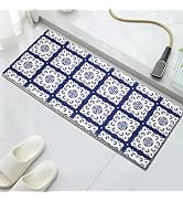 Loofah Shower Mat Non Slip, 15.7×36 Inch, Shower Mats for Showers Anti Slip, Non Slip Bath Mat fo...