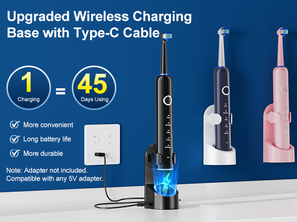 Electric Toothbrush for Adults
