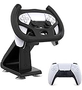 PS5 Gaming Racing Wheel Stand, Meagadream Steering Wheel Stand with 4 Table Suction Cup for Sony ...