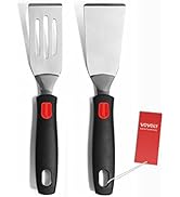 Professional Mini-Serving Spatula Set, Stainless Steel Cutter and Serve Turner for Serving, Flipp...