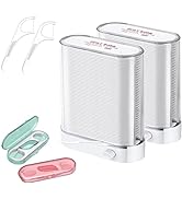 Holy Rose Dental Floss Dispenser 2 Box,Portable Floss Picks Case 2 Boxs,for Clean Teeth Adults Fl...