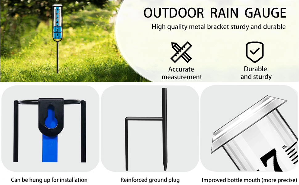 Three section Large Rain gauge