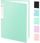 Sooez Binder with Plastic Sleeves 18-Pocket, Displays 36 Pages, 8.5x11 Presentation Folders with ...