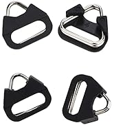 Leftfoto Stainless Steel Triangle Split Ring,Camera Strap Hook Lug Ring, with Plastic Cap,for Bel...