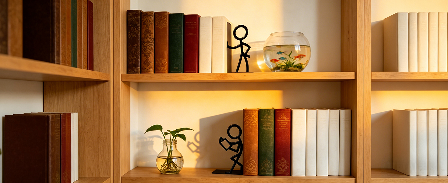 Metal Bookends People Bookends
