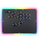 GuileKeys Leverless Controller Arcade Stick GK-16, All-Button Arcade Controller with Multi-functi...