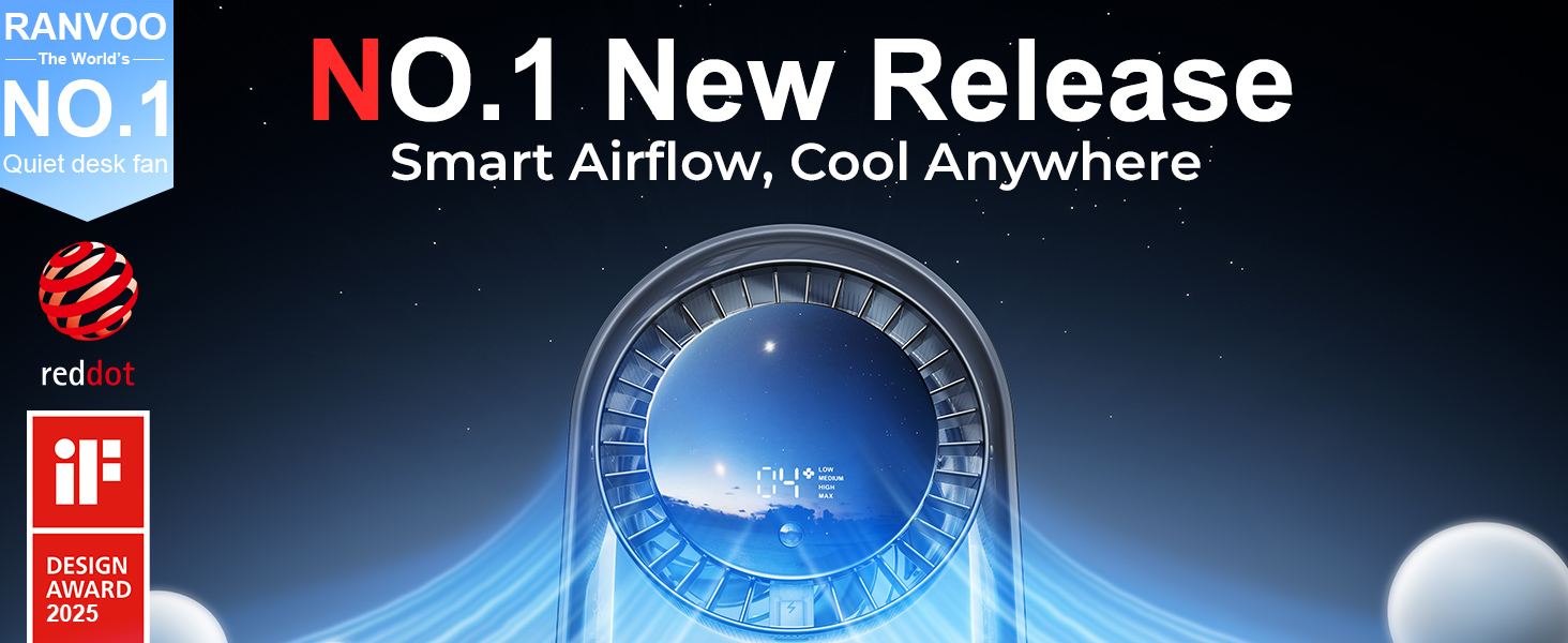 USB Desk Fan Portable Quiet Small Fans Table Personal Box Bedroom Office Desktop Room Dorm Travel