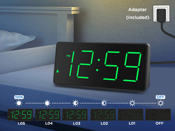 bedside clock