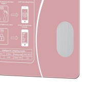 Pink weight scale