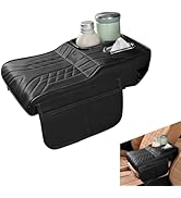 YAWUROU Car Center Console Booster Cover, Multifunctional Car Interior Arm Rest Box Storage Cushi...
