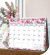 CRANBURY Small 8x6 Standing Desk Calendar 2026-2027, July 2026 to December 2027