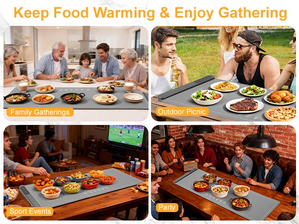 electric warming trays for food