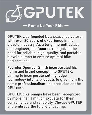 GPUTEK Bike Pump