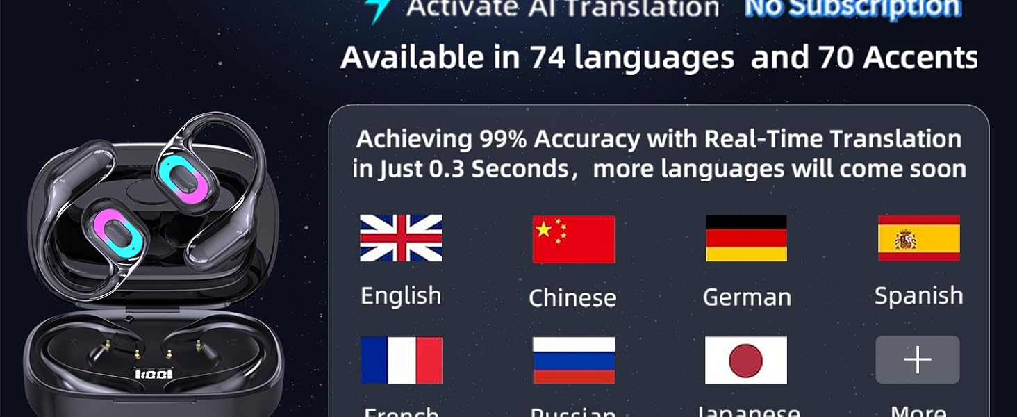AI Translation Earbuds Real Time