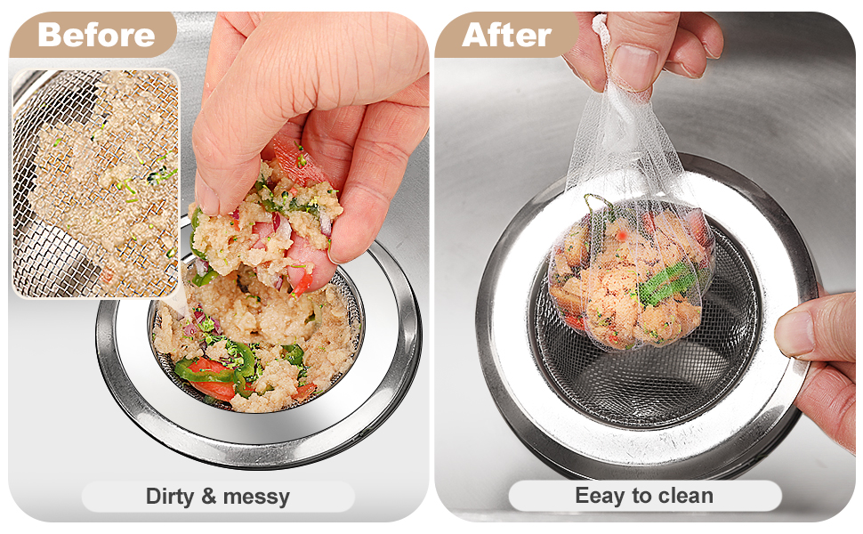 Kitchen Sink Strainer Mesh Bags