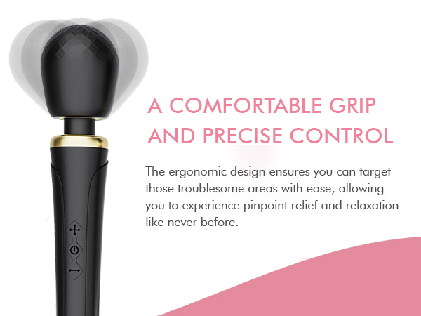 Metooka therapeutic massage wand rechargeable for sore muscles and 