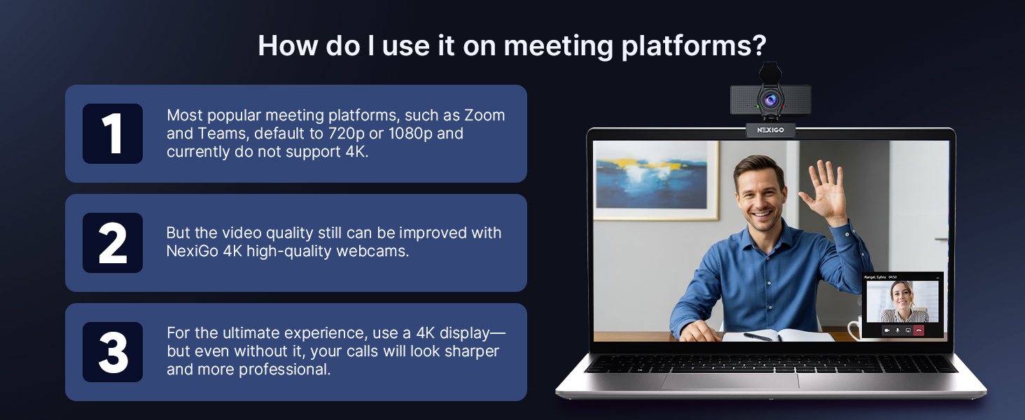 How to use the N60 Pro on meeting platforms