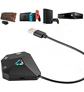 Wired Keyboard and Mouse Adapter for Nintendo Switch/PS4/PS3/Xbox One/Xbox 360 Host Series & for ...