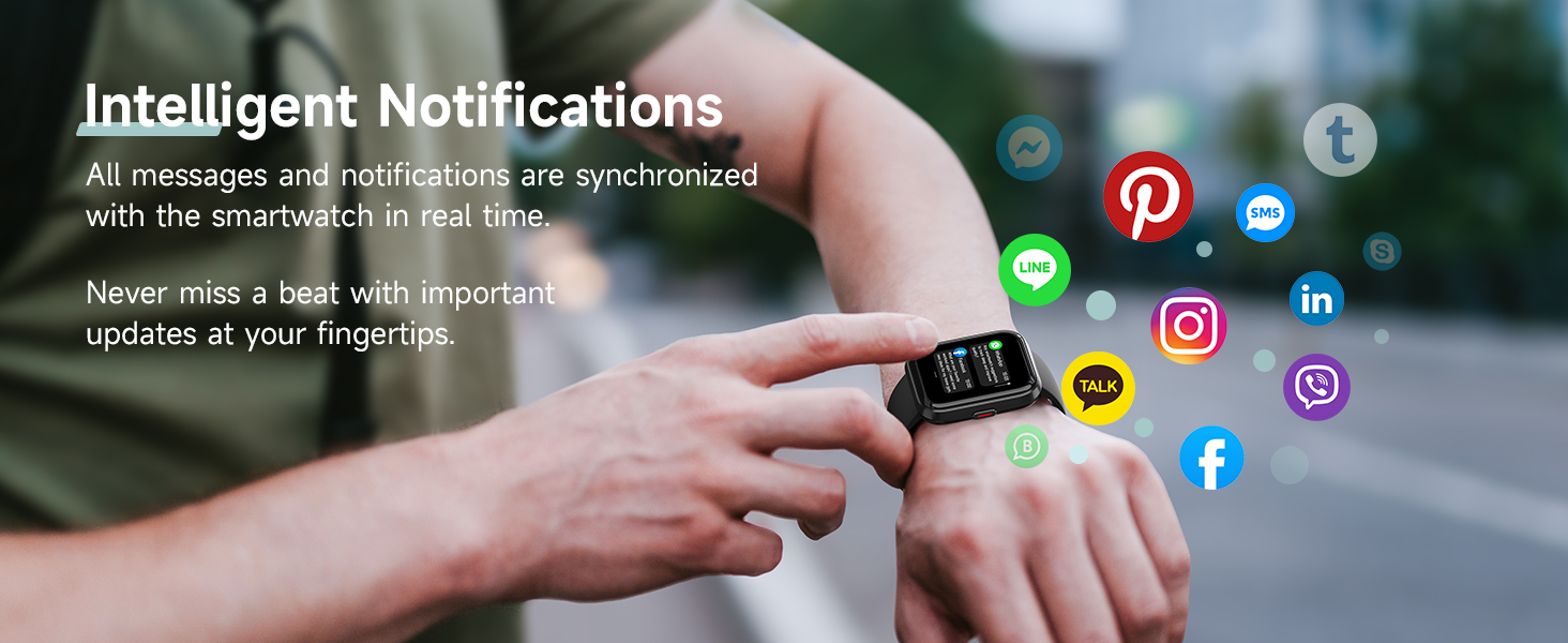 Gydom Smart Watches for Men Women Android &amp;amp;amp; iPhone, 1.8&amp;amp;#39;&amp;amp;#39; Alexa Built-in Smartwatch