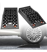 Donext Car Ramps for Easy Vehicle Maintenance and Safe Lifting, Sturdy, Lightweight, Low Profile ...