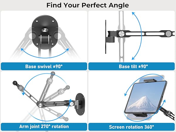 ipad wall mount holder
