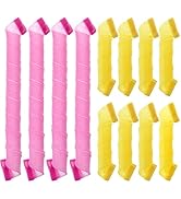 50pcs Heatless Spiral Hair Curlers for Long and Short Hair 22inch and 9.8inch Combo Heatless Curl...