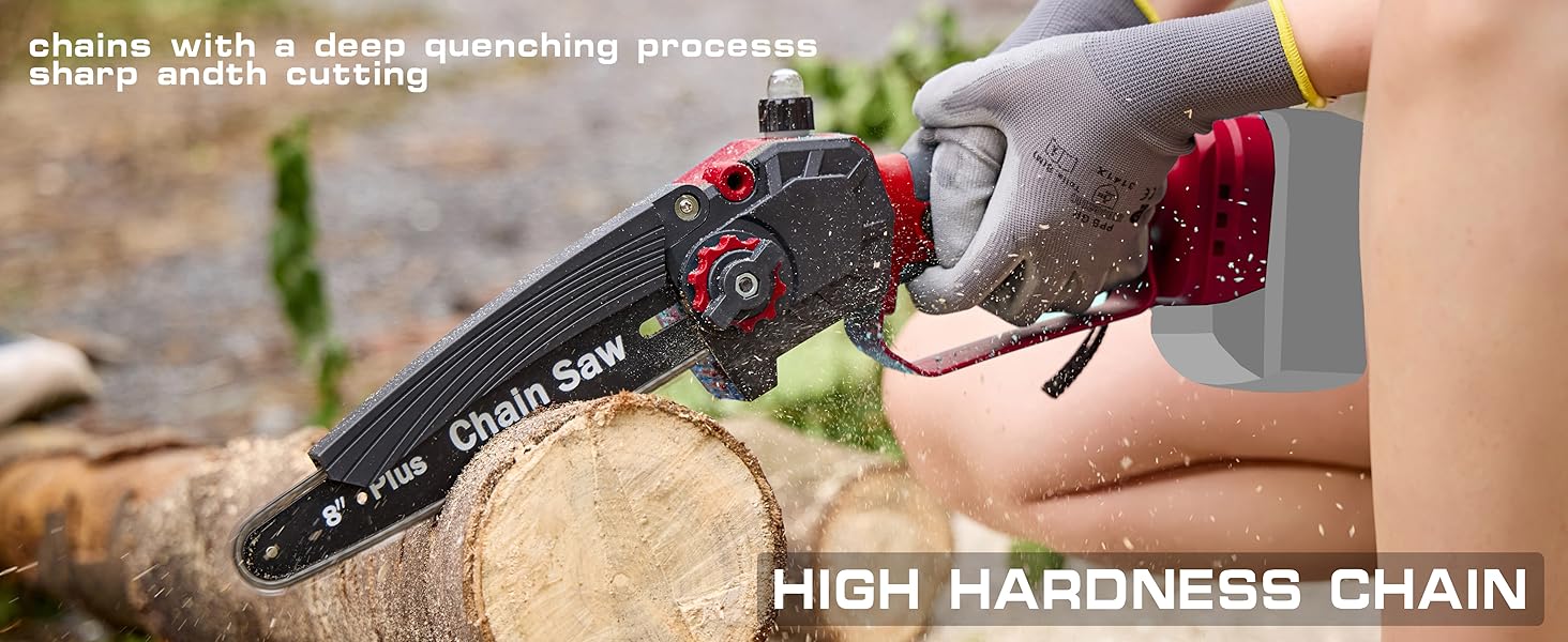 Chainsaw chain saw cordless chains saws sharpener brushless electric handle mini rechargeable batter