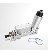 Aluminum Engine Oil Cooler &amp; Oil Filter Housing | Fit for Chrysler 200 300, Jeep Grand Cherokee W...