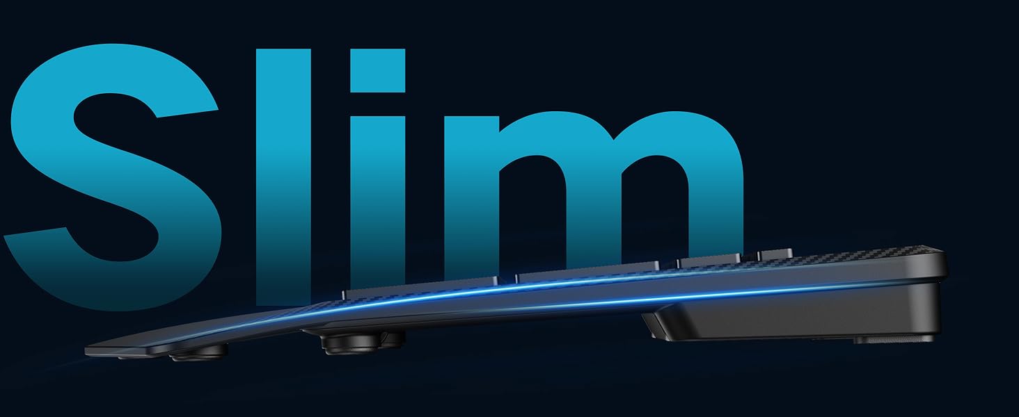slim keyboard and mouse wireless