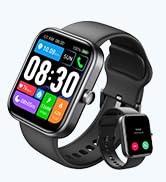 TOZO S3 Smart Watch for Men Women for iPhone&amp;Android, 1.83" Fitness Tracker Bluetooth Call [Answe...