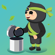 trash can deodorizer patch with activated carbon