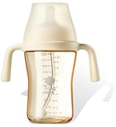 bc babycare Weighted Sippy Cup Spill Proof Toddlers Transition Cups with Nipples &amp; Handles Learne...