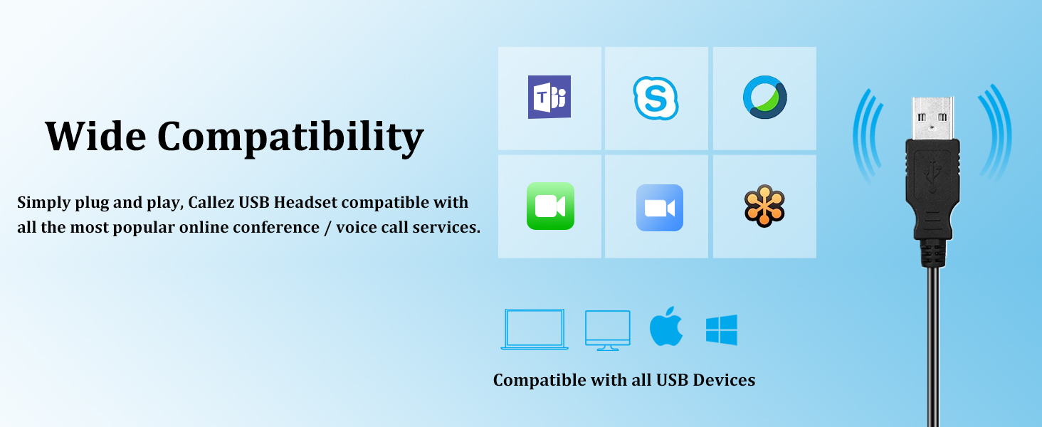 usb computer headset