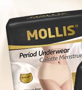 MOLLIS Overnight Disposable Period Underwear for Women, Postpartum Panties, Maternity Knickers He...