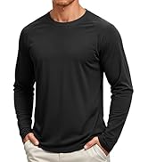 TACVASEN Men's Long Sleeve Shirts UPF 50+ Sun Protection Dry Fit Shirt Lightweight Workout Athlet...