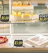 PigPotParty 12 Pcs 4"x3" Small Food Labels for Party Buffet - Mini Chalkboard Signs for Food Disp...