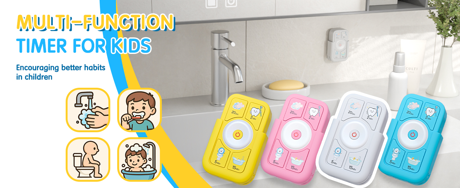 timer for kid yellow