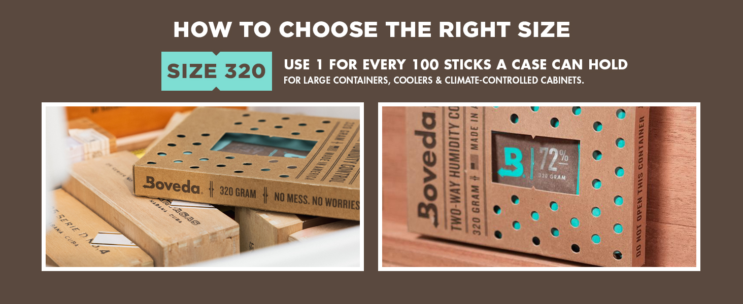 How to choose the right size. Size 320