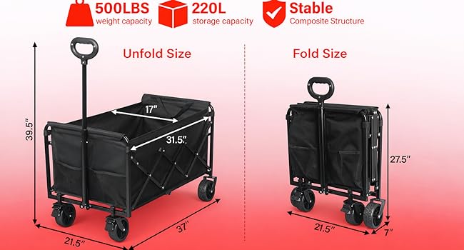 Wagons Carts Foldable