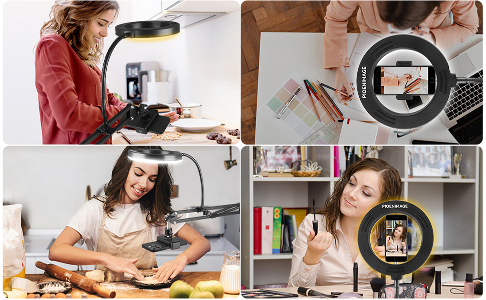 LED Ring Light for Desk