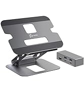 j5create Laptop Stand with USB C 4K HDMI Display Hub - 2 USB A 5Gbps, PD 100W with USB-C 5Gbps | ...