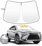 Car Windshield Sun Shade Compatible with 2016 2017 2018 2019 2020 2021 2022 Lexus RX350 RX350F Sp...