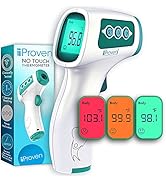 Infrared Forehead Thermometer for Adults and Infants, FSA HSA Eligible, Touchless iProven Thermom...