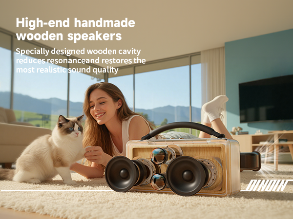 wooden speaker