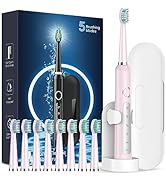 Rtauys M5 Sonic Electric Toothbrush for Adults and Kids - Rechargeable Electric Toothbrush Kids A...