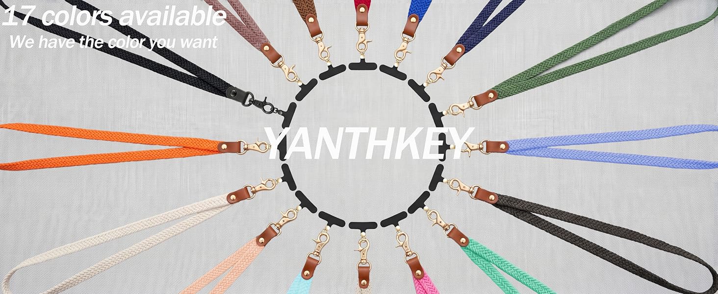 Stretchy Thin Braided Lanyard