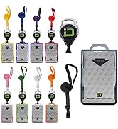 ID Stronghold Secure Badge holder Duolite - Shielded 2 Card ID Badge Holder with Lanyard and Retr...